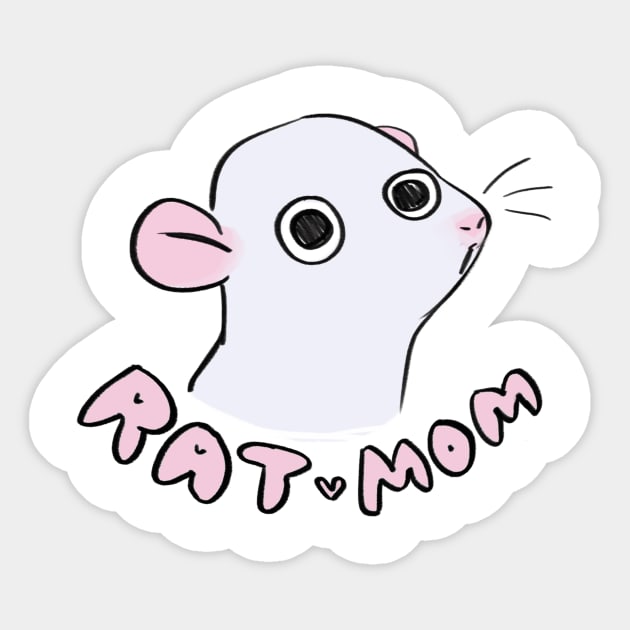 Full Time Rat Mom Sticker by Cute